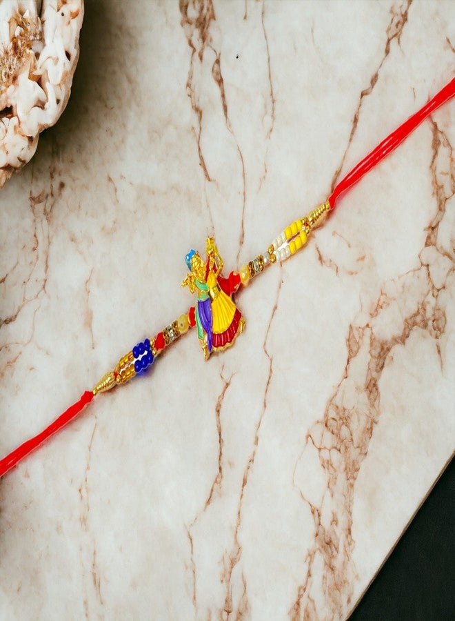 Sesonby Pair Rakhi Brother Rakhi For Brother Rakhis For Kids Boys Rakhis | rakhiS for brother and bhabhi | rakhi combo | bhaiya bhabhi rAkhi RAkhi Pair #R53-K98 - Image 4
